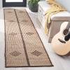 SAFAVIEH Area Rug 8×10 – Natural Fiber Collection – Large – Natural & Brown, Handmade Jute, Ideal for Living Room, Bedroom, Dining Space (NF899A)(Natural/Brown)