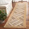 SAFAVIEH Area Rug 8×10 – Natural Fiber Collection – Large – Natural & Grey, Handmade Jute, Rustic Farmhouse Style, Ideal for Living Room, Bedroom, Dining Space (NF897A)(Natural/Grey)