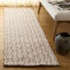 SAFAVIEH Area Rug 8×10 – Natural Fiber Collection – Large – Natural & Ivory, Handmade Jute & Wool, Ideal for Living Room, Bedroom, Dining Space (NFB225A)(Natural/Ivory)