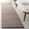 SAFAVIEH Area Rug 8×10 – Natural Fiber Collection – Large – Taupe & Bleach, Flat Weave Jute, Ideal for Living Room, Bedroom, Dining Space (NF865E)(Taupe/Bleach)