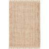 SAFAVIEH Natural Fiber Collection Area Rug – 10′ x 14′, Natural, Handmade Woven Fringe Jute, Ideal for High Traffic Areas in Living Room, Bedroom (NF809A)(Natural)