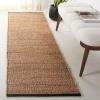 SAFAVIEH Natural Fiber Collection Area Rug – 8′ x 10′, Natural & Brown, Flatweave Jute, Ideal for The Living Room, Dining Room Bedroom (NF867T)(Natural/Brown)