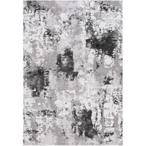 SAFAVIEH Area Rug 8×10 – Century Collection – Large – Beige & Grey, Modern Design, Non-Shedding & Easy Cleaning, Ideal for Living Room, Bedroom, Office, Dining Space (CTY339B)(Grey/Ivory)