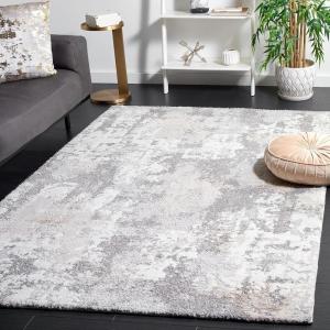 SAFAVIEH Area Rug 8×10 – Century Collection – Large – Beige & Grey, Modern Design, Non-Shedding & Easy Cleaning, Ideal for Living Room, Bedroom, Office, Dining Space (CTY339B)(Beige/Grey)