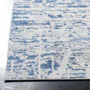 SAFAVIEH Area Rug 8×10 – Jasper Collection – Large – Grey & Blue, Modern Abstract Design, Non-Shedding & Easy Cleaning, Ideal for Living Room, Bedroom, Office, Dining Space (JSP107G)(Ivory/Blue)