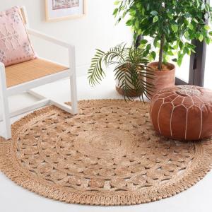 SAFAVIEH Area Rug 8×10 – Metro Collection – Large – Ivory & Grey, Handmade Wool, Ideal for Living Room, Bedroom, Office, Dining Space (MET884F)(Natural)