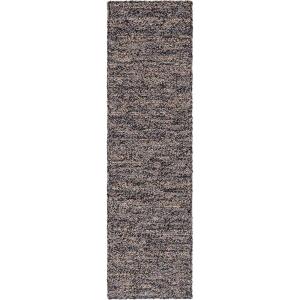 SAFAVIEH Area Rug 8×10 – Natural Fiber Collection – Large – Black & Natural, Handmade Wool & Jute, Ideal for Living Room, Bedroom, Dining Space (NFB950Z)(Black/Natural)
