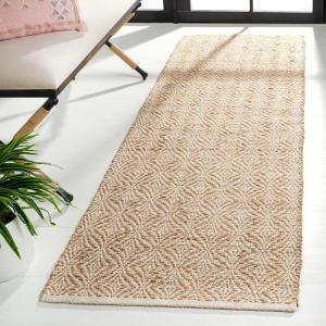 SAFAVIEH Area Rug 8×10 – Natural Fiber Collection – Large – Natural & Beige, Farmhouse Style, Ideal for Living Room, Bedroom, Dining Space (NF833A)(Natural/Beige)