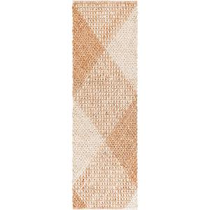 SAFAVIEH Area Rug 8×10 – Natural Fiber Collection – Large – Natural & Bleach Color, Handmade Jute, Ideal for Living Room, Bedroom, Dining Space (NFB875A)(Natural/Bleach)