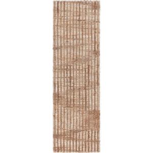 SAFAVIEH Area Rug 8×10 – Natural Fiber Couture Collection – Large – Ivory & Natural, Handmade Jute, Ideal for Living Room, Bedroom, Dining Space (NFC102A)(Ivory/Natural)