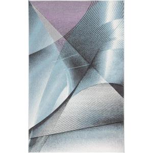 SAFAVIEH Hollywood Collection Area Rug – 9′ x 12′, Beige & Blue, Mid-Century Modern Design, Non-Shedding & Easy Care, Ideal for High Traffic Areas in Living Room, Bedroom (HLW715B)(Grey/Light Blue)