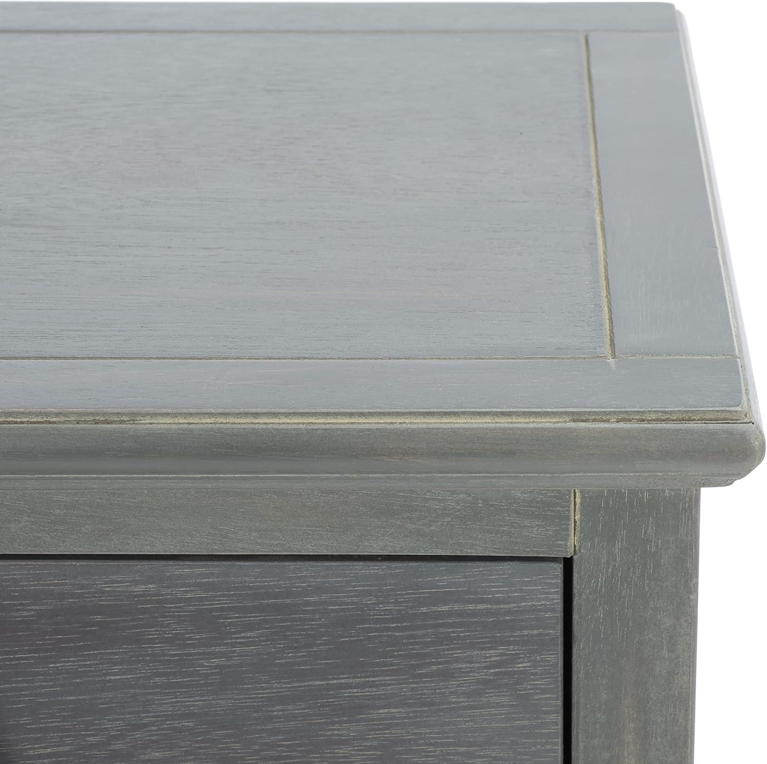 image:imageSAFAVIEH American Homes Collection Ziva French Grey End TableAsh Grey