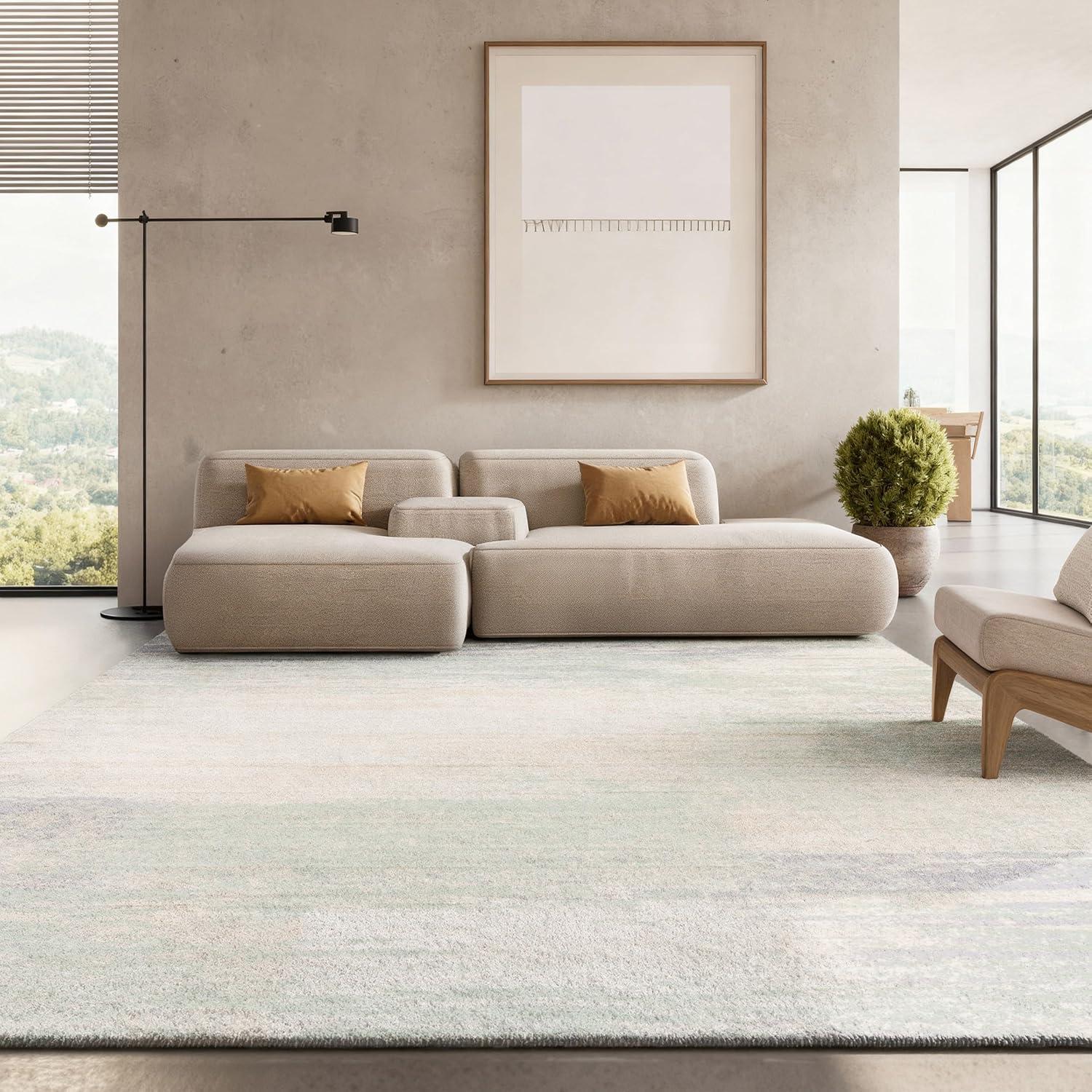 image:imageSAFAVIEH Area Rug 8x10 Adirondack Collection Large Silver amp Black Modern Abstract Design NonShedding amp Easy Cleaning Ideal for Living Room Bedroom Office Dining Space ADR112AIvorySage
