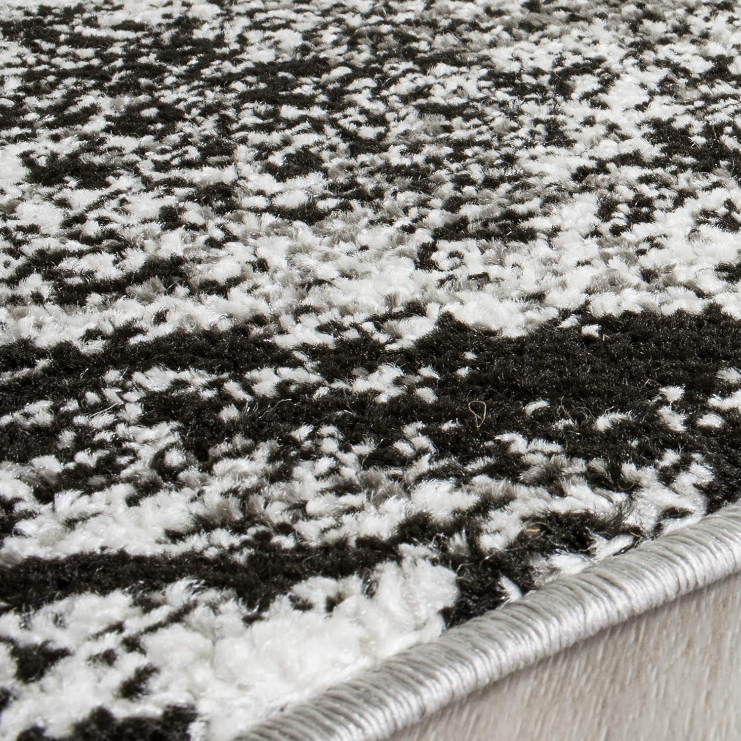 image:imageSAFAVIEH Area Rug 8x10 Adirondack Collection Large Silver amp Black Modern Abstract Design NonShedding amp Easy Cleaning Ideal for Living Room Bedroom Office Dining Space ADR112ASilverMulti