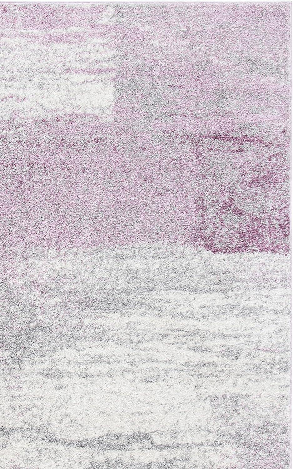 image:imageSAFAVIEH Area Rug 8x10 Adirondack Collection Large Silver amp Black Modern Abstract Design NonShedding amp Easy Cleaning Ideal for Living Room Bedroom Office Dining Space ADR112AGreyPurple