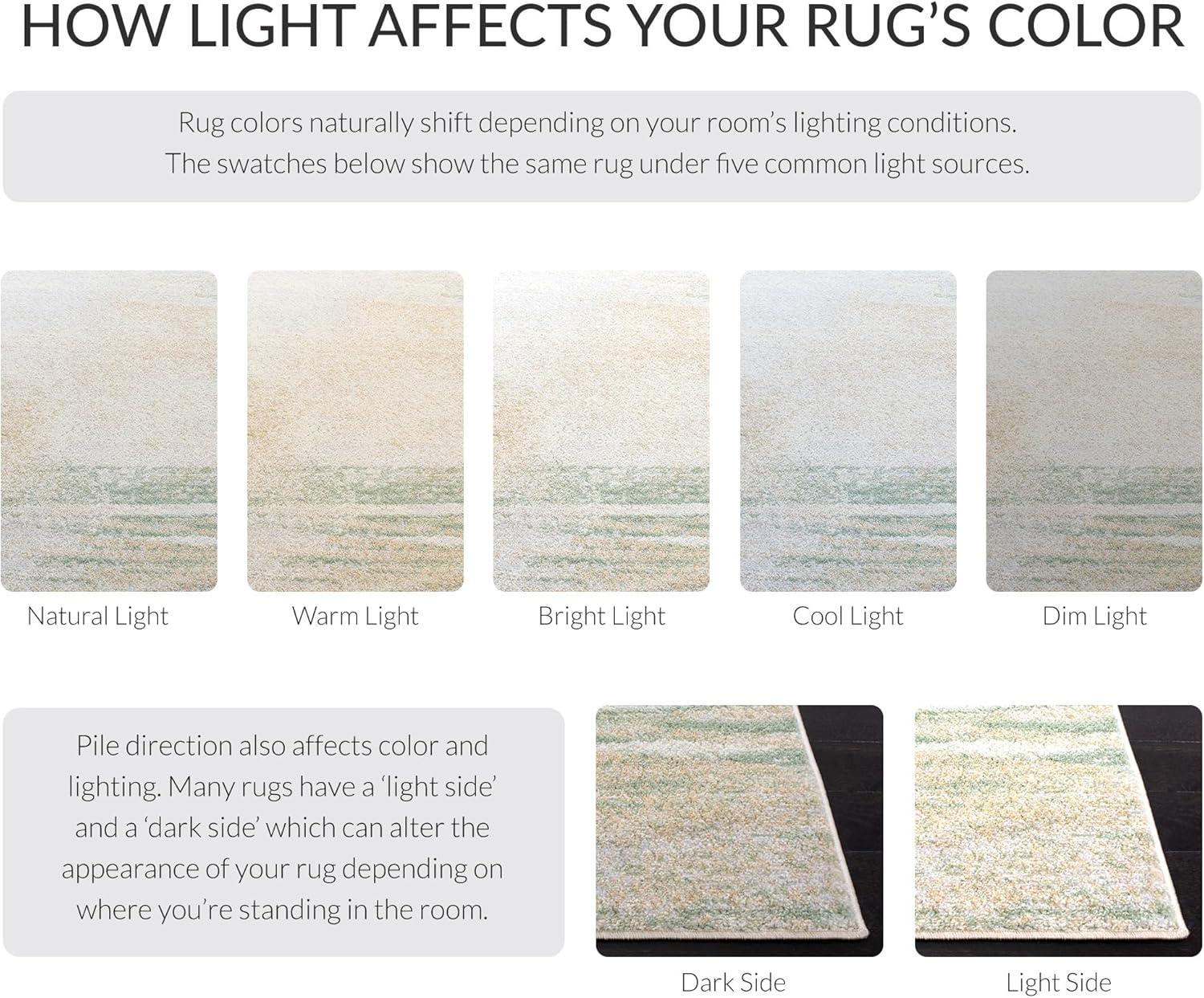 image:imageSAFAVIEH Area Rug 8x10 Adirondack Collection Large Silver amp Black Modern Abstract Design NonShedding amp Easy Cleaning Ideal for Living Room Bedroom Office Dining Space ADR112AIvoryGold