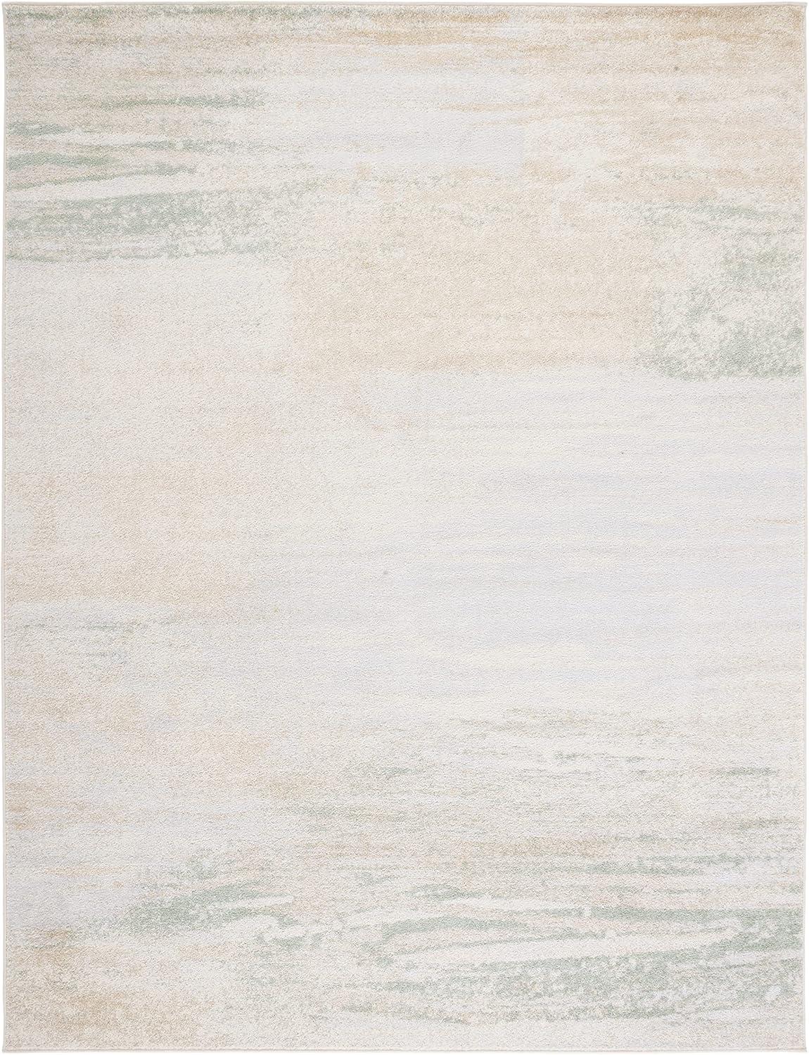 image:imageSAFAVIEH Area Rug 8x10 Adirondack Collection Large Silver amp Black Modern Abstract Design NonShedding amp Easy Cleaning Ideal for Living Room Bedroom Office Dining Space ADR112AIvoryGold