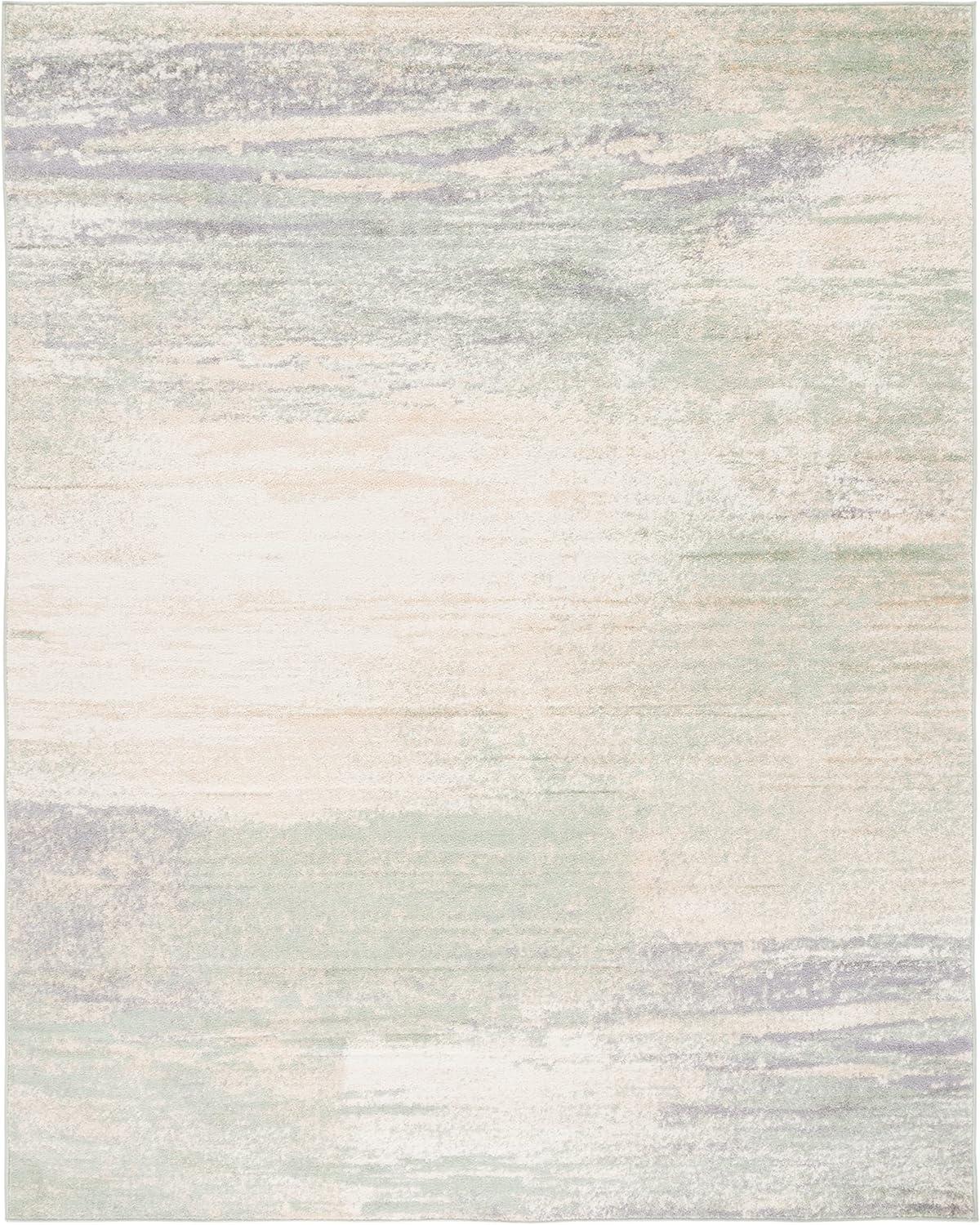 image:imageSAFAVIEH Area Rug 8x10 Adirondack Collection Large Silver amp Black Modern Abstract Design NonShedding amp Easy Cleaning Ideal for Living Room Bedroom Office Dining Space ADR112AIvorySage