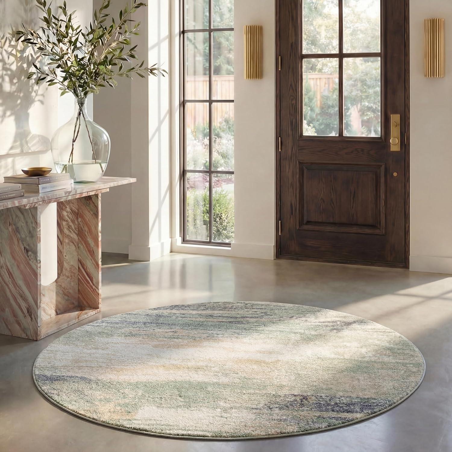 image:imageSAFAVIEH Area Rug 8x10 Adirondack Collection Large Silver amp Black Modern Abstract Design NonShedding amp Easy Cleaning Ideal for Living Room Bedroom Office Dining Space ADR112AIvorySage