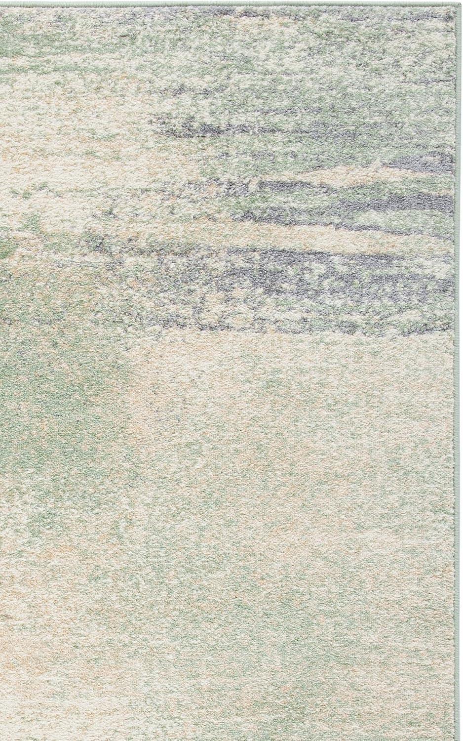 image:imageSAFAVIEH Area Rug 8x10 Adirondack Collection Large Silver amp Black Modern Abstract Design NonShedding amp Easy Cleaning Ideal for Living Room Bedroom Office Dining Space ADR112AIvorySage