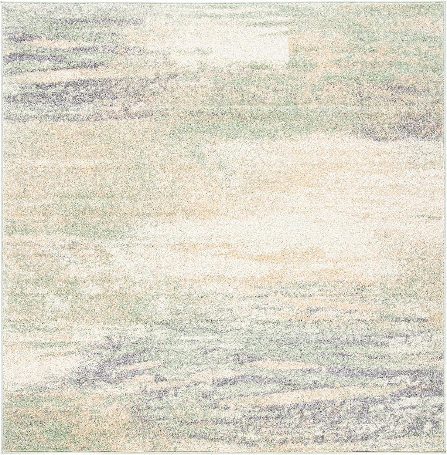 image:imageSAFAVIEH Area Rug 8x10 Adirondack Collection Large Silver amp Black Modern Abstract Design NonShedding amp Easy Cleaning Ideal for Living Room Bedroom Office Dining Space ADR112AIvorySage