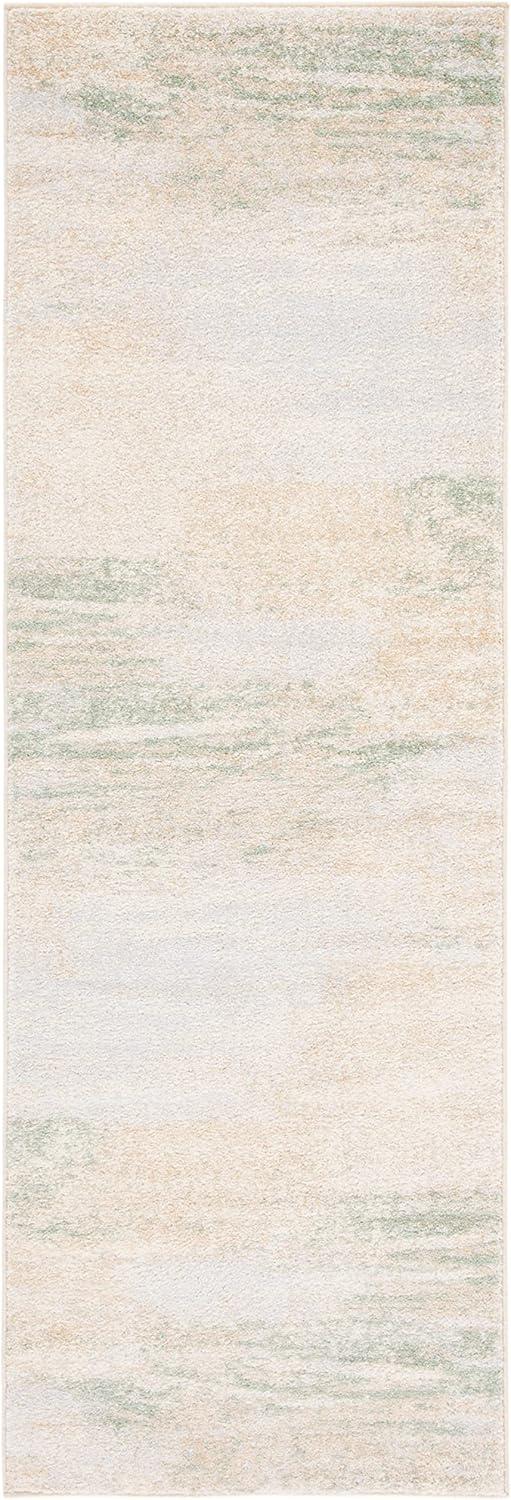image:imageSAFAVIEH Area Rug 8x10 Adirondack Collection Large Silver amp Black Modern Abstract Design NonShedding amp Easy Cleaning Ideal for Living Room Bedroom Office Dining Space ADR112AIvoryGold