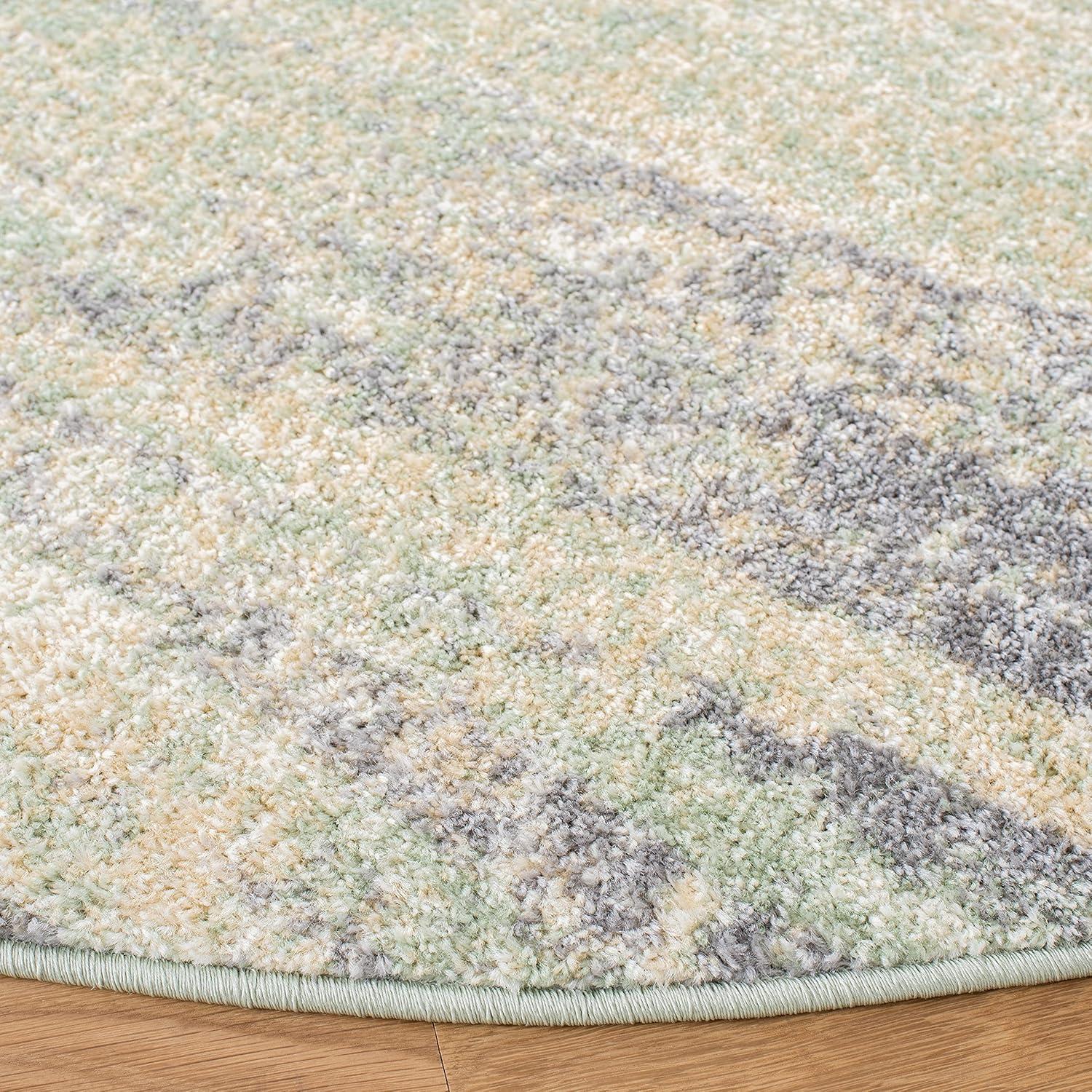image:imageSAFAVIEH Area Rug 8x10 Adirondack Collection Large Silver amp Black Modern Abstract Design NonShedding amp Easy Cleaning Ideal for Living Room Bedroom Office Dining Space ADR112AIvorySage