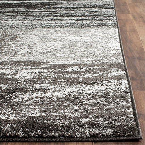 image:imageSAFAVIEH Area Rug 8x10 Adirondack Collection Large Silver amp Black Modern Abstract Design NonShedding amp Easy Cleaning Ideal for Living Room Bedroom Office Dining Space ADR112ASilverBlack
