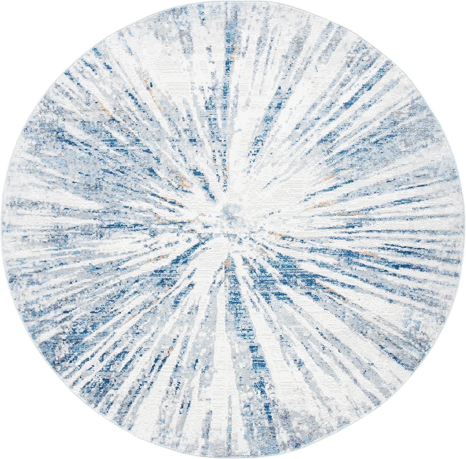 image:imageSAFAVIEH Area Rug 8x10 Amelia Collection Large Grey amp Blue Modern Design NonShedding amp Easy Cleaning Ideal for Living Room Bedroom Office Dining Space ALA449FGreyBlue
