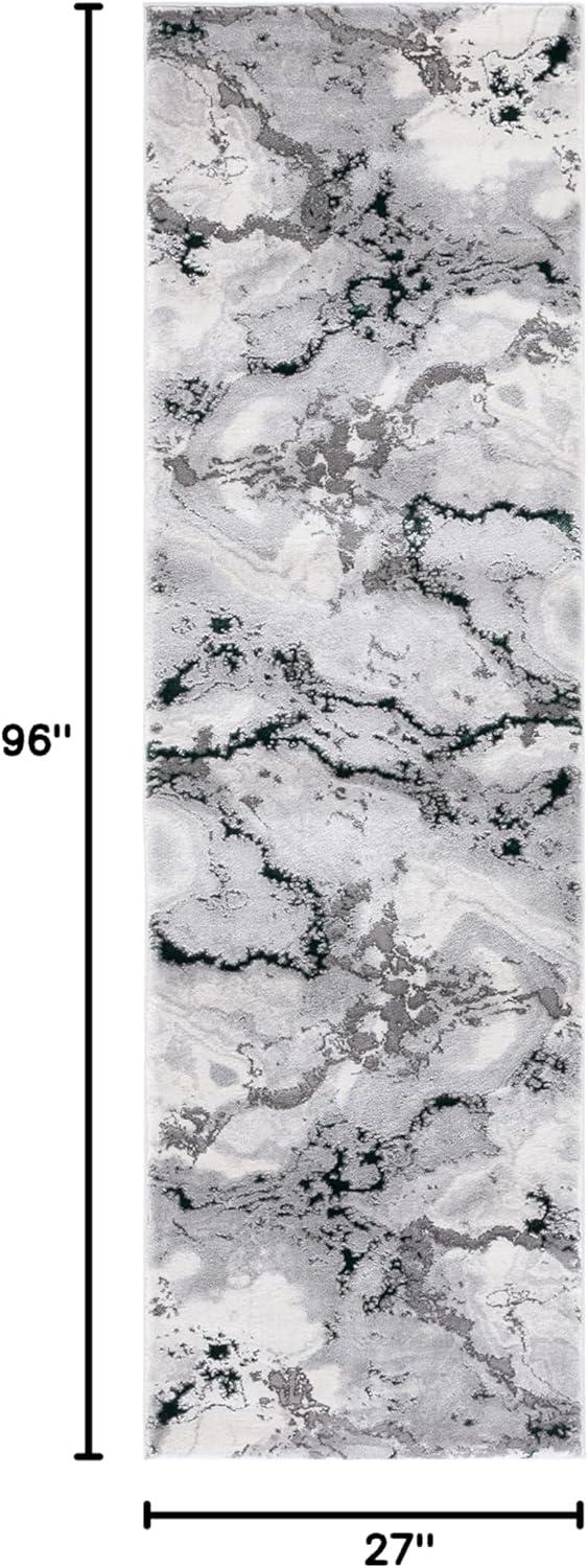 image:imageSAFAVIEH Area Rug 8x10 Craft Collection Large Grey amp Gold Modern Abstract Design NonShedding amp Easy Cleaning Ideal for Living Room Bedroom Office Dining Space CFT860FGreyGreen