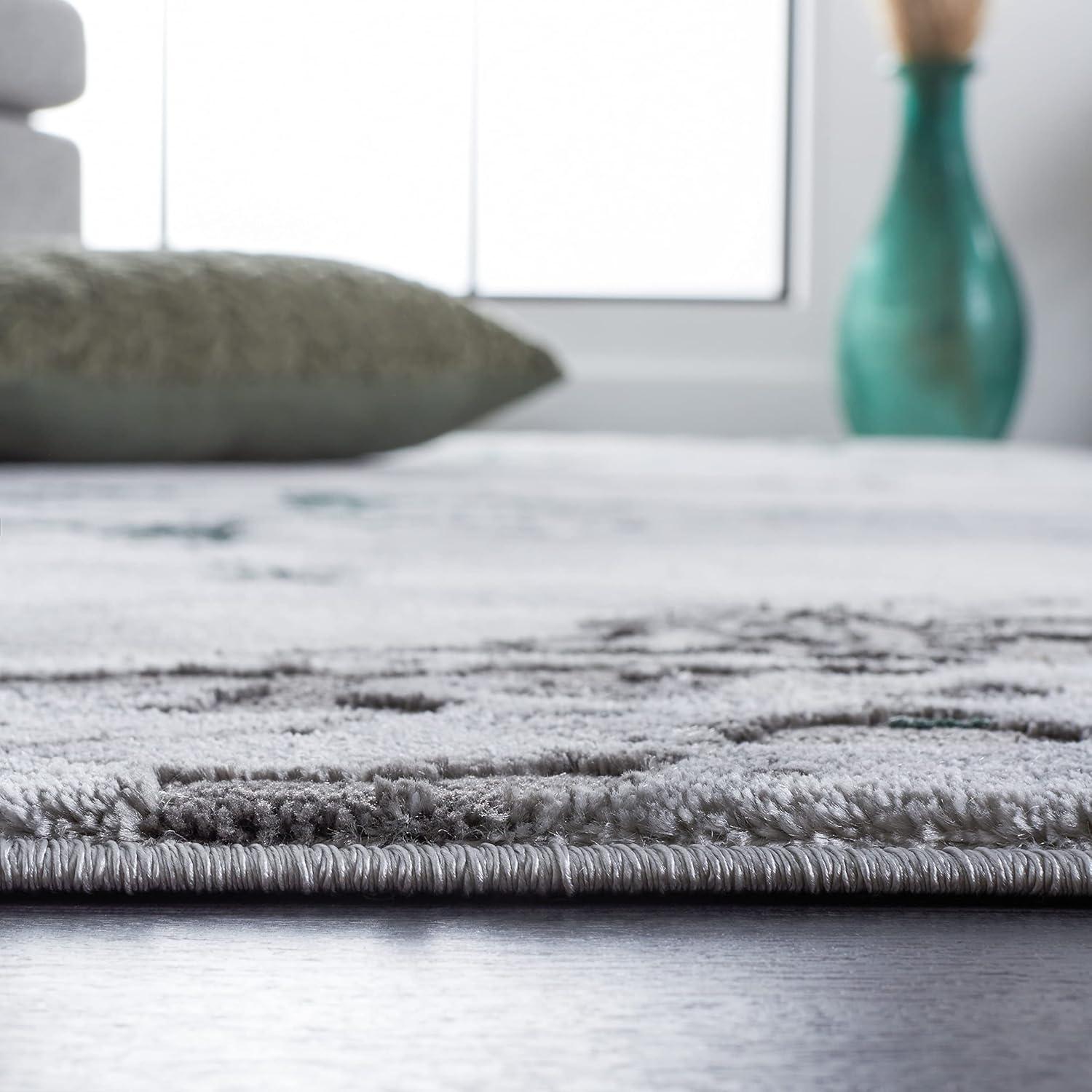 image:imageSAFAVIEH Area Rug 8x10 Craft Collection Large Grey amp Gold Modern Abstract Design NonShedding amp Easy Cleaning Ideal for Living Room Bedroom Office Dining Space CFT860FGreyGreen