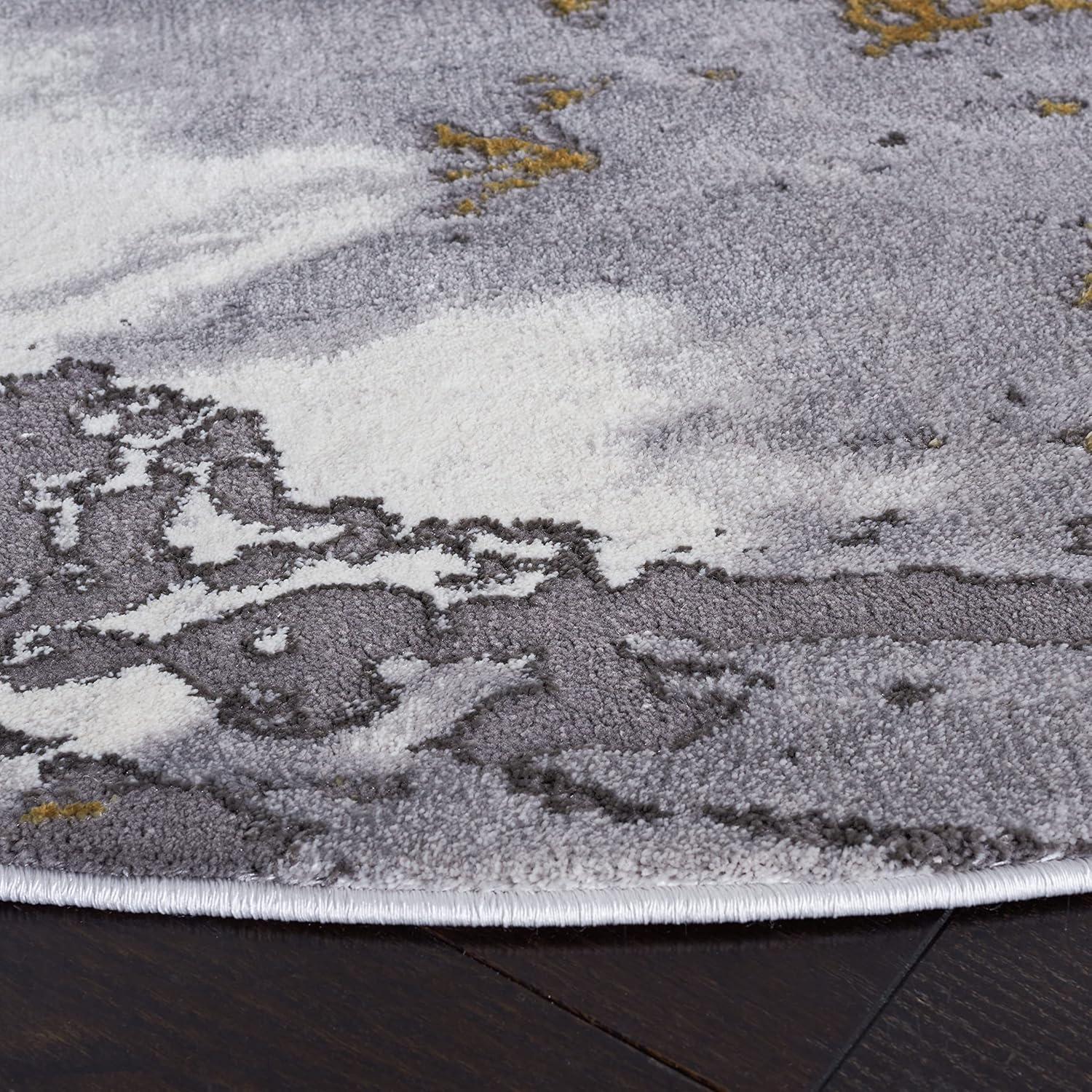 image:imageSAFAVIEH Area Rug 8x10 Craft Collection Large Grey amp Gold Modern Abstract Design NonShedding amp Easy Cleaning Ideal for Living Room Bedroom Office Dining Space CFT860FGreyGold