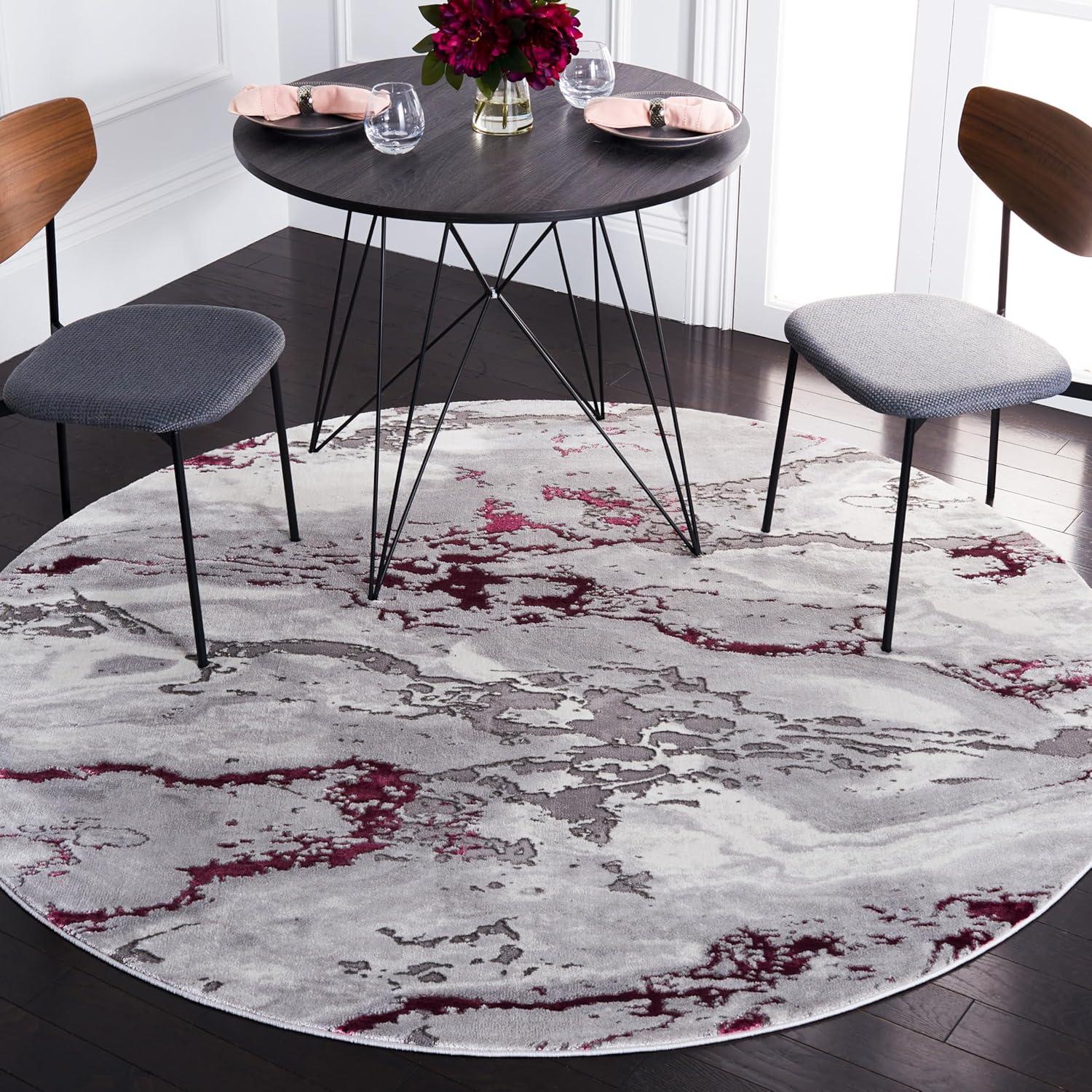 image:imageSAFAVIEH Area Rug 8x10 Craft Collection Large Grey amp Gold Modern Abstract Design NonShedding amp Easy Cleaning Ideal for Living Room Bedroom Office Dining Space CFT860FGreyWine