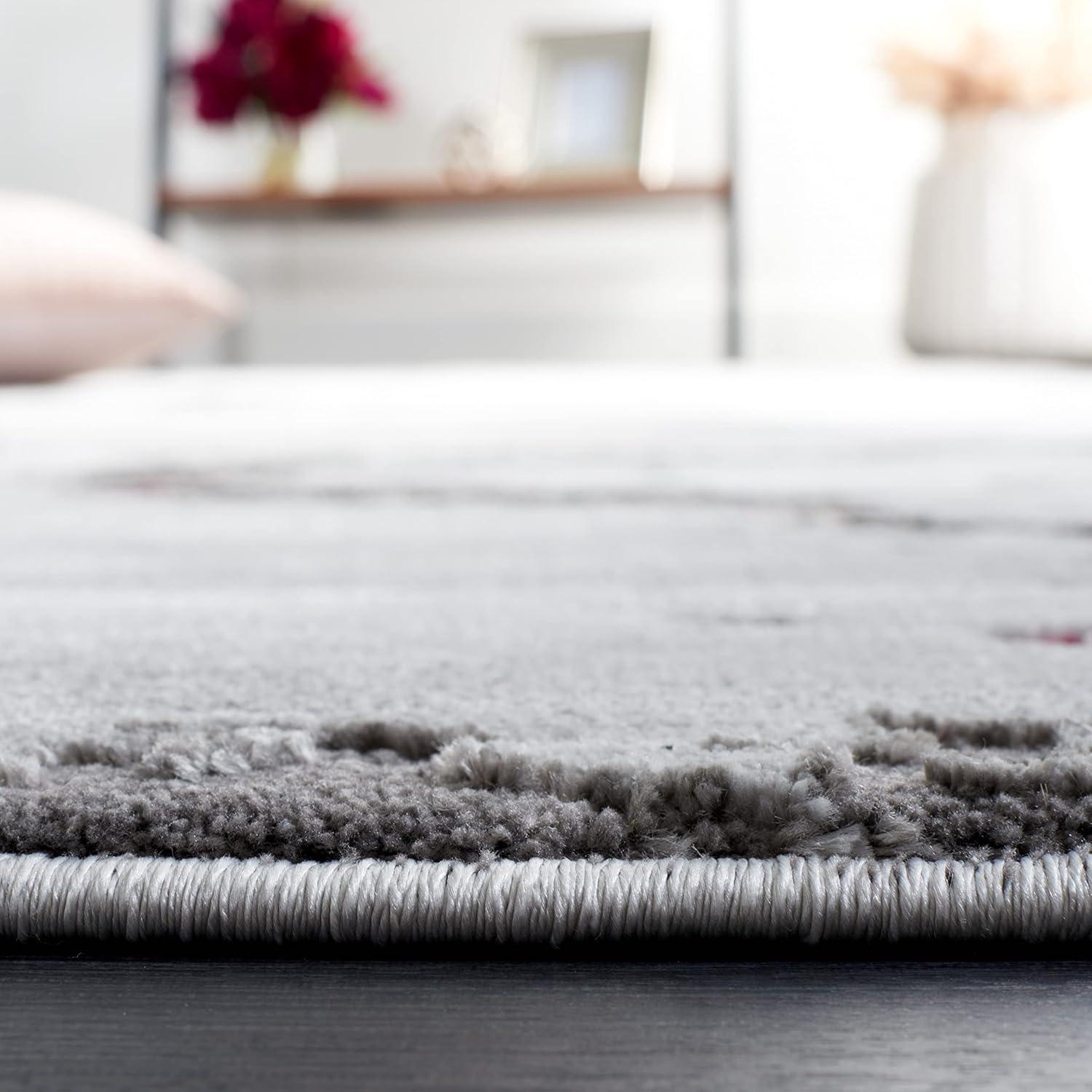 image:imageSAFAVIEH Area Rug 8x10 Craft Collection Large Grey amp Gold Modern Abstract Design NonShedding amp Easy Cleaning Ideal for Living Room Bedroom Office Dining Space CFT860FGreyWine