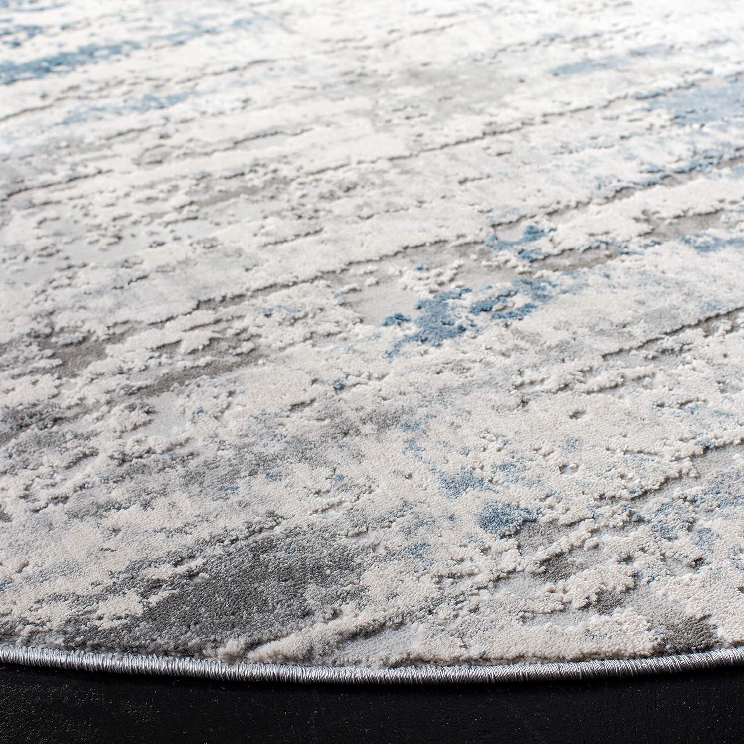 image:imageSAFAVIEH Area Rug 8x10 Invista Collection Large Grey amp Blue Modern Abstract Design NonShedding amp Easy Cleaning Ideal for Living Room Bedroom Office Dining Space INV486FGreyBlue