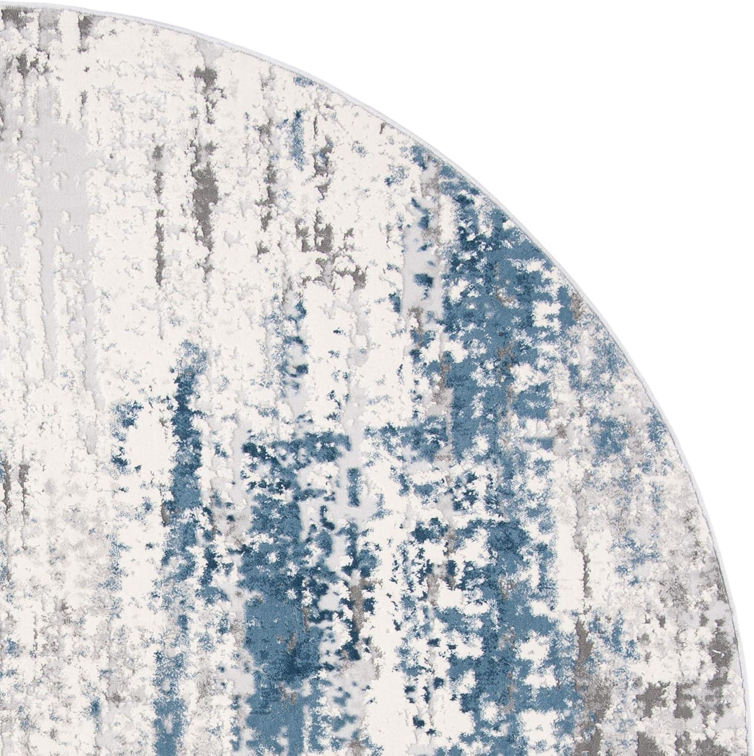image:imageSAFAVIEH Area Rug 8x10 Invista Collection Large Grey amp Blue Modern Abstract Design NonShedding amp Easy Cleaning Ideal for Living Room Bedroom Office Dining Space INV486FGreyBlue