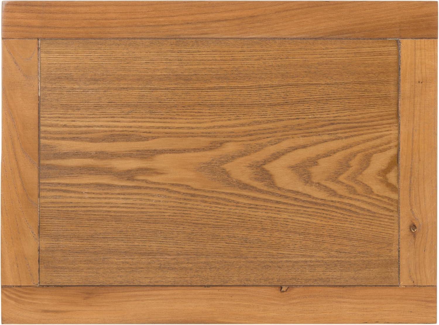 image:imageSafavieh American Homes Collection Candence Barley Cross Back End TableOak