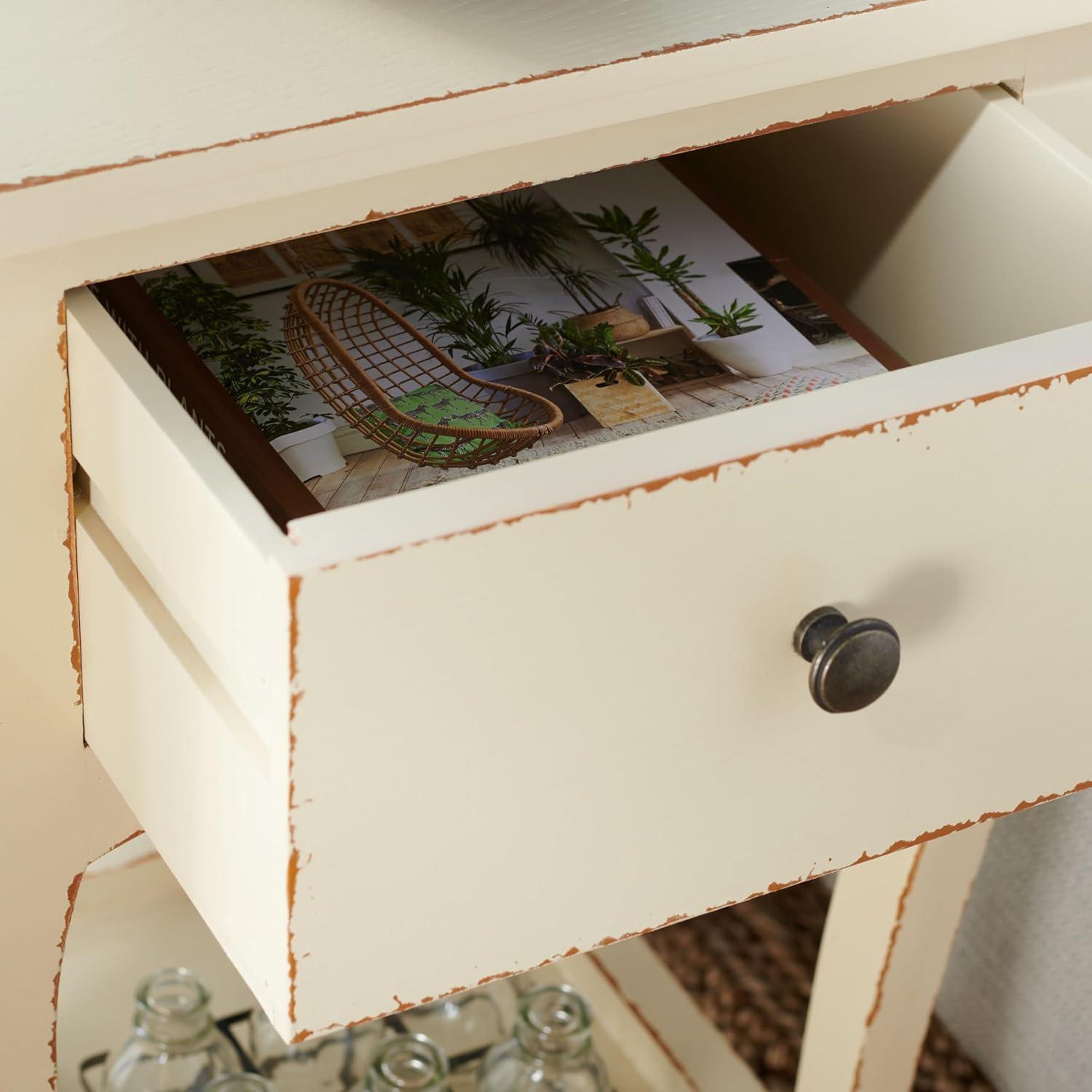image:imageSafavieh American Homes Collection Thelma End TableVintage Cream