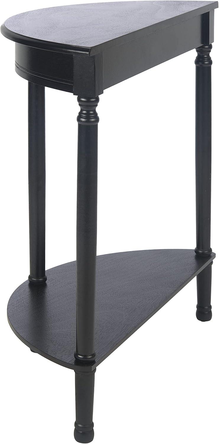 image:imageSafavieh Home Collection Tinsley Brown Half Moon Console Table CNS5723CBlack