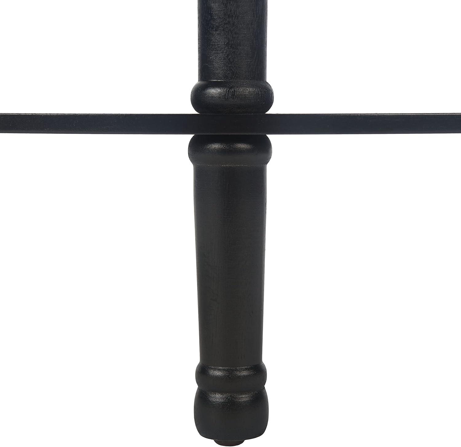 image:imageSafavieh Home Collection Tinsley Brown Half Moon Console Table CNS5723CBlack