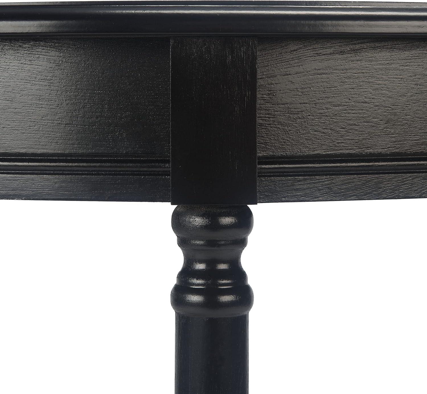 image:imageSafavieh Home Collection Tinsley Brown Half Moon Console Table CNS5723CBlack