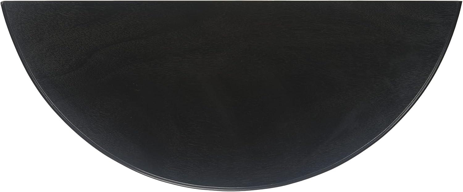 image:imageSafavieh Home Collection Tinsley Brown Half Moon Console Table CNS5723CBlack