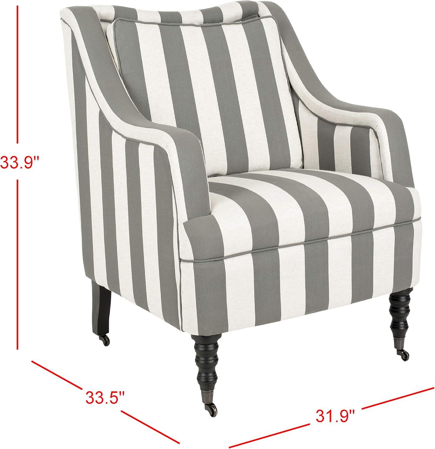 image:imageSafavieh Mercer Collection Homer Arm Chair GreyBlue