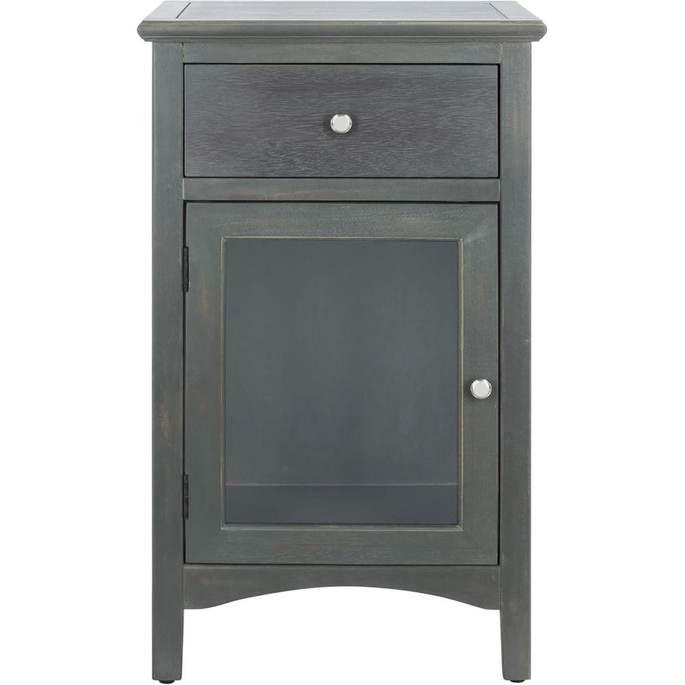 image:imageSAFAVIEH American Homes Collection Ziva French Grey End TableAsh Grey