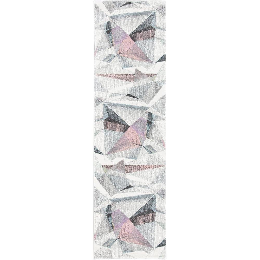 image:imageSAFAVIEH Porcello Collection Area Rug 9 x 12 Light Grey amp Orange Modern Abstract Design NonShedding amp Easy Care Ideal for High Traffic Areas in Living Room Bedroom PRL6940FIvoryPink
