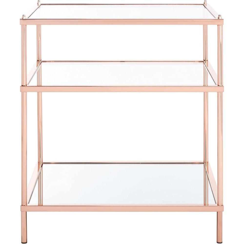 image:imageSafavieh Home Collection ACC6203 Accent Table Rose GoldGlassRose Gold