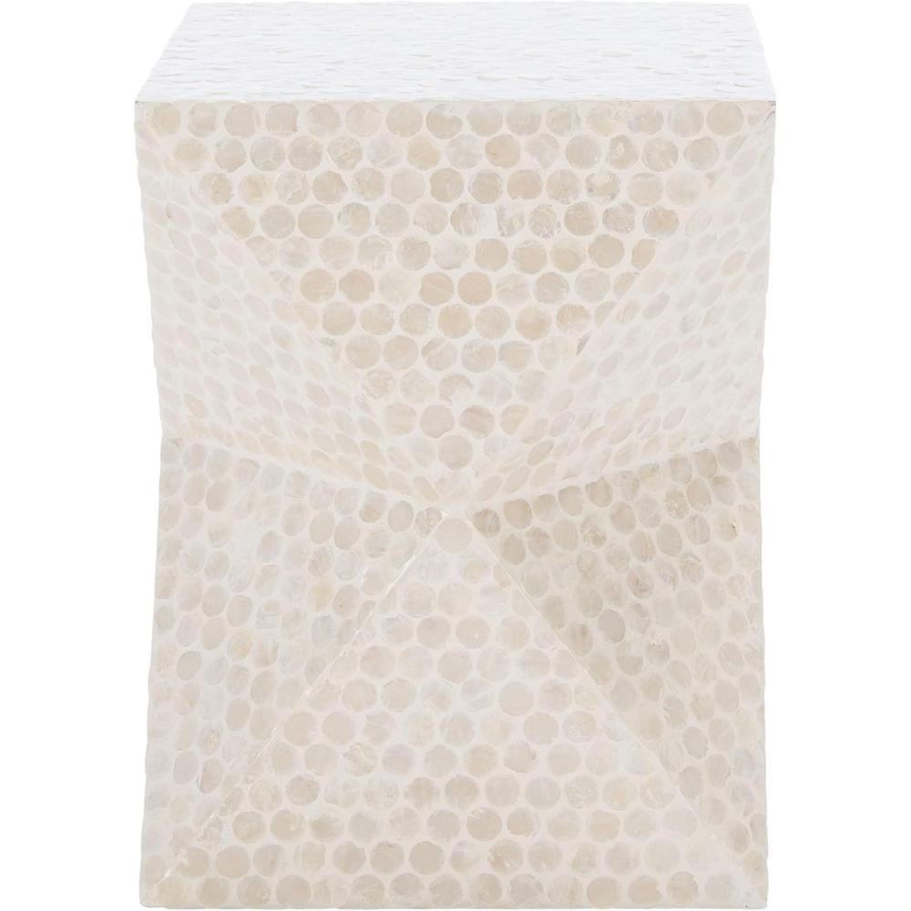 image:imageSafavieh Home Collection Milan White Accent Table Fully Assembled