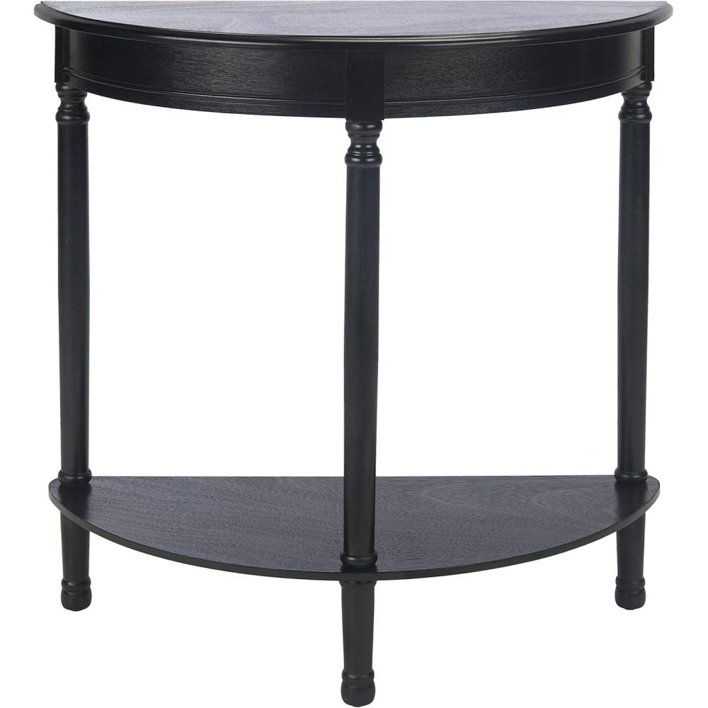 image:imageSafavieh Home Collection Tinsley Brown Half Moon Console Table CNS5723CBlack