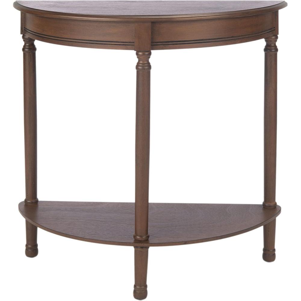 image:imageSafavieh Home Collection Tinsley Brown Half Moon Console Table CNS5723CBrown
