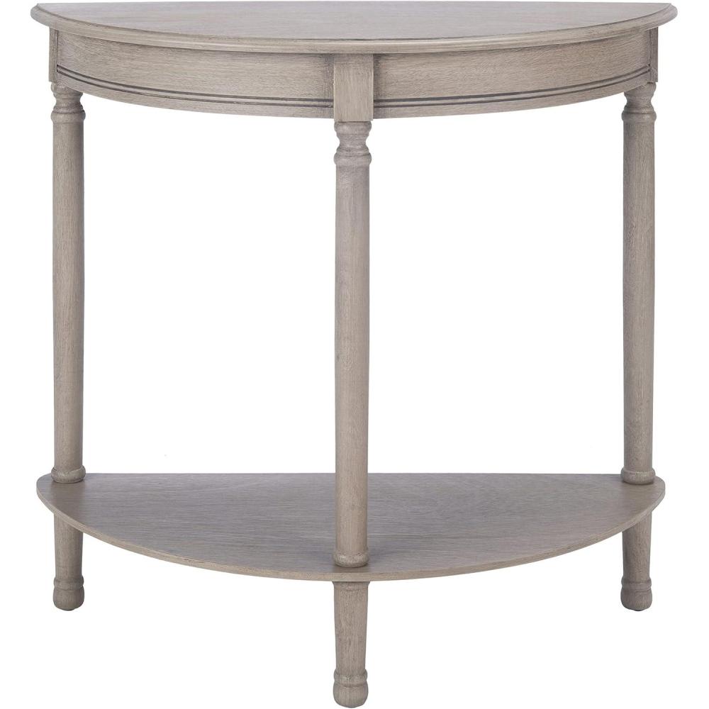 image:imageSafavieh Home Collection Tinsley Brown Half Moon Console Table CNS5723CGreige